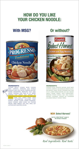 Campbell Vs Progresso