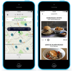 UberEATS smartphone app - Barcelona, Spain. Photo Credit: Uber.